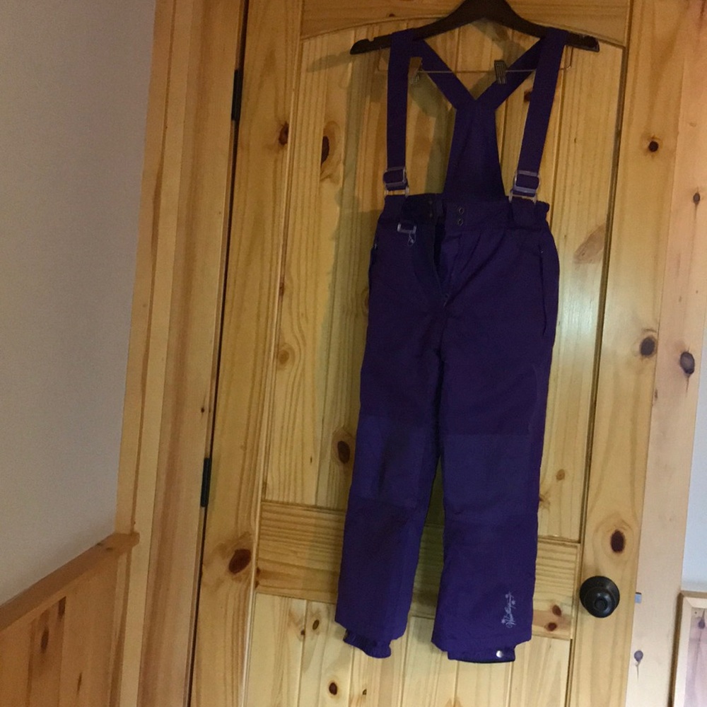 Weatherproof snow pants girls small 7/8